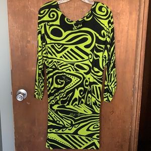 Women’s Local Print, Long Sleeve Dress